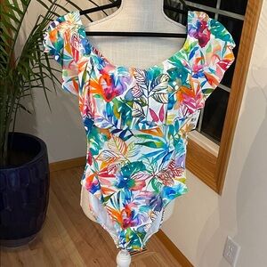 Ralph Lauren Multicolor Floral Swimsuit